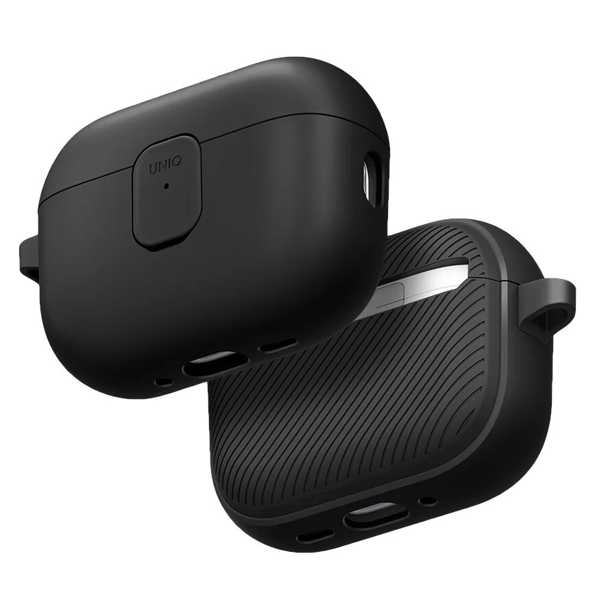 Чехол Uniq Clyde для AirPods Pro 3, черно/серый