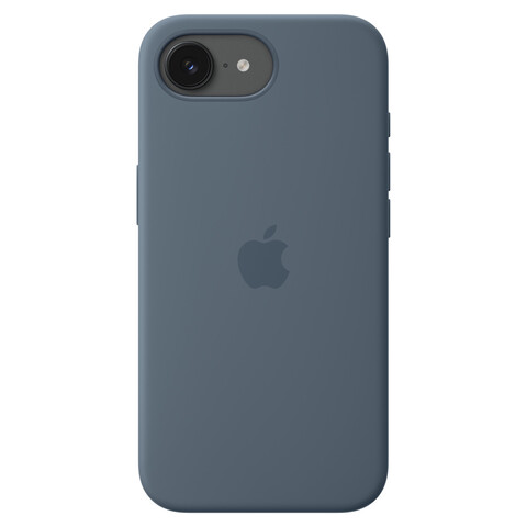 Силиконовый чехол MagSafe для iPhone 17e, цвет синий