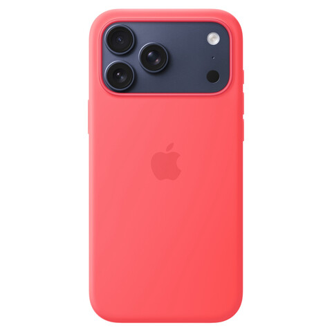 Силиконовый чехол MagSafe для iPhone 17 Pro Max, цвет гуава