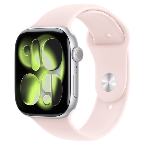 40/42mm Силиконовый ремешок для Apple Watch, цвет нежно-розовый