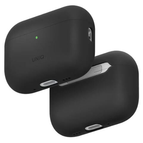 Силиконовый чехол Uniq Lino для AirPods Pro 3 (2025), цвет серый