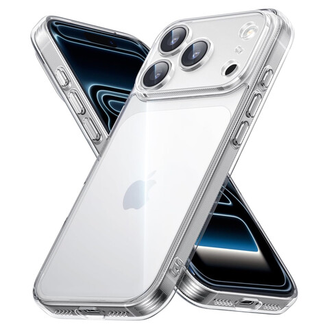 Cиликоновый чехол Ugreen для iPhone 17 Pro (прозрачный)