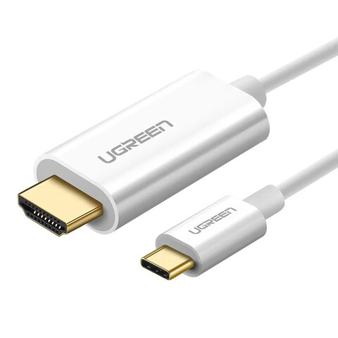 Кабель USB-C - HDMI Ugreen 1,5м 4K (белый)