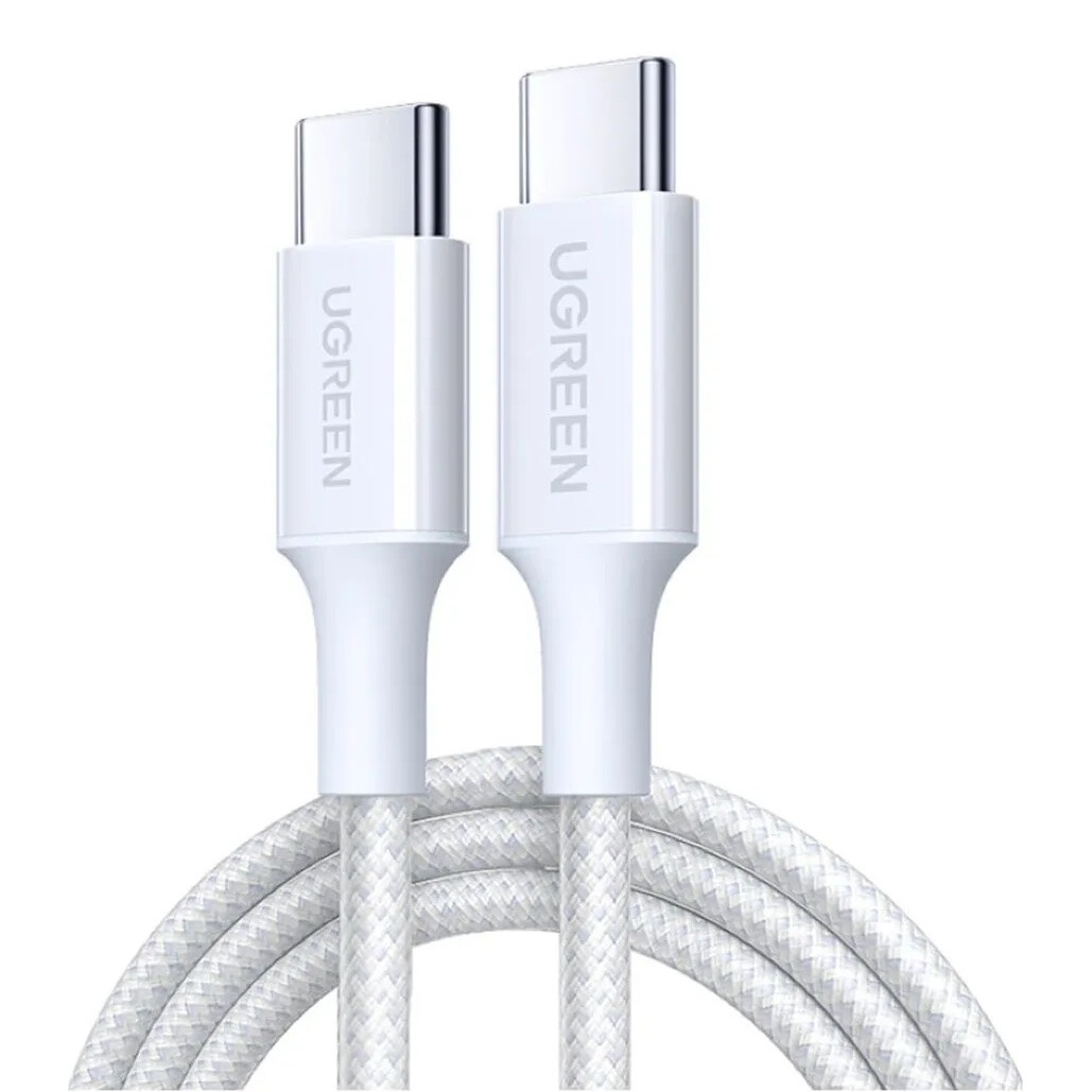 Кабель USB-C - USB-C Ugreen 1м, белый