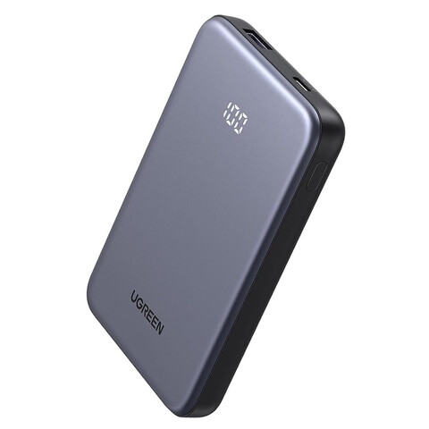 Внешний аккумулятор Ugreen Two-way 10000mAh, 20W, серый