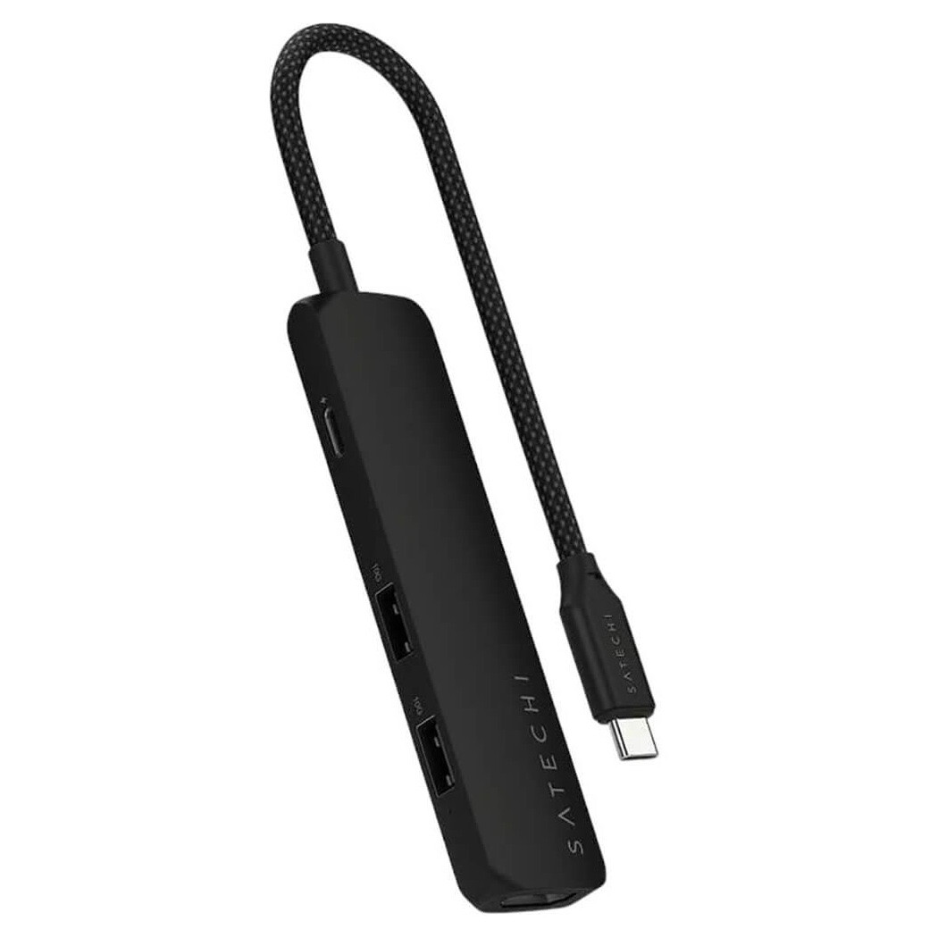 Многопортовый переходник Satechi HDMI/USB 3.0*2, черный