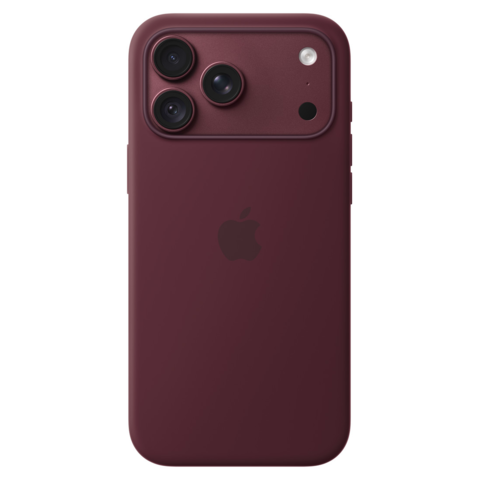 Силиконовый чехол MagSafe для iPhone 18 Pro Max, цвет бордовый