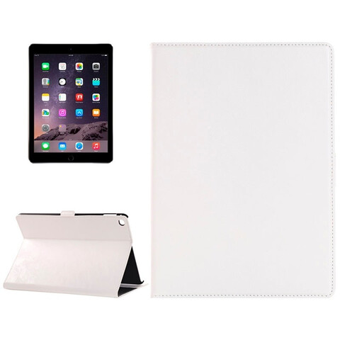 Кожаный чехол с карманами для бумаг и визиток для iPad Air 2 (белый)